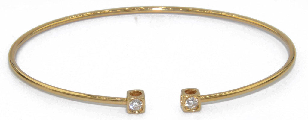 Bracelet or jaune modèle cube de la maison Dinh Van - adalgyseboutique
