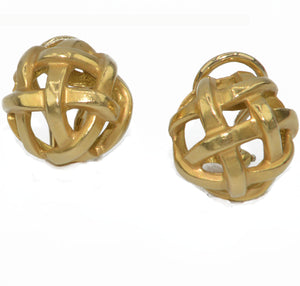 Boucles d'oreilles or jaune Angela Cummings pour Tiffany
