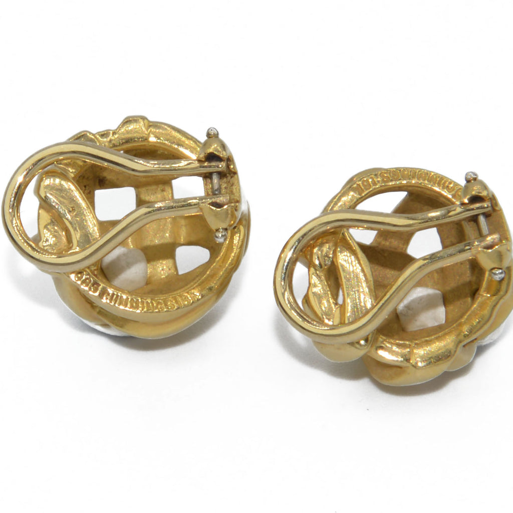 Boucles d'oreilles or jaune Angela Cummings pour Tiffany
