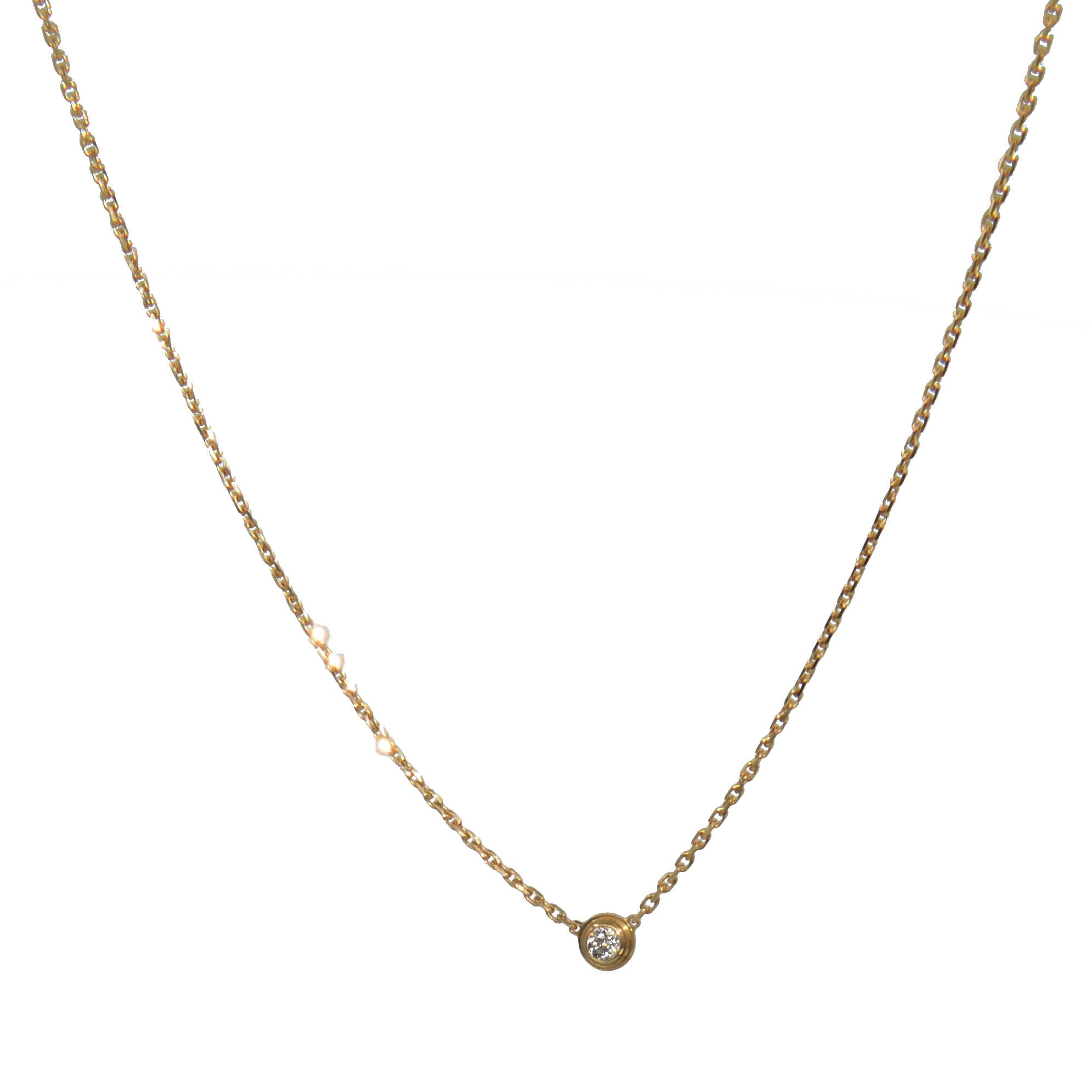 Collier signée de la maison Cartier collection diamant léger