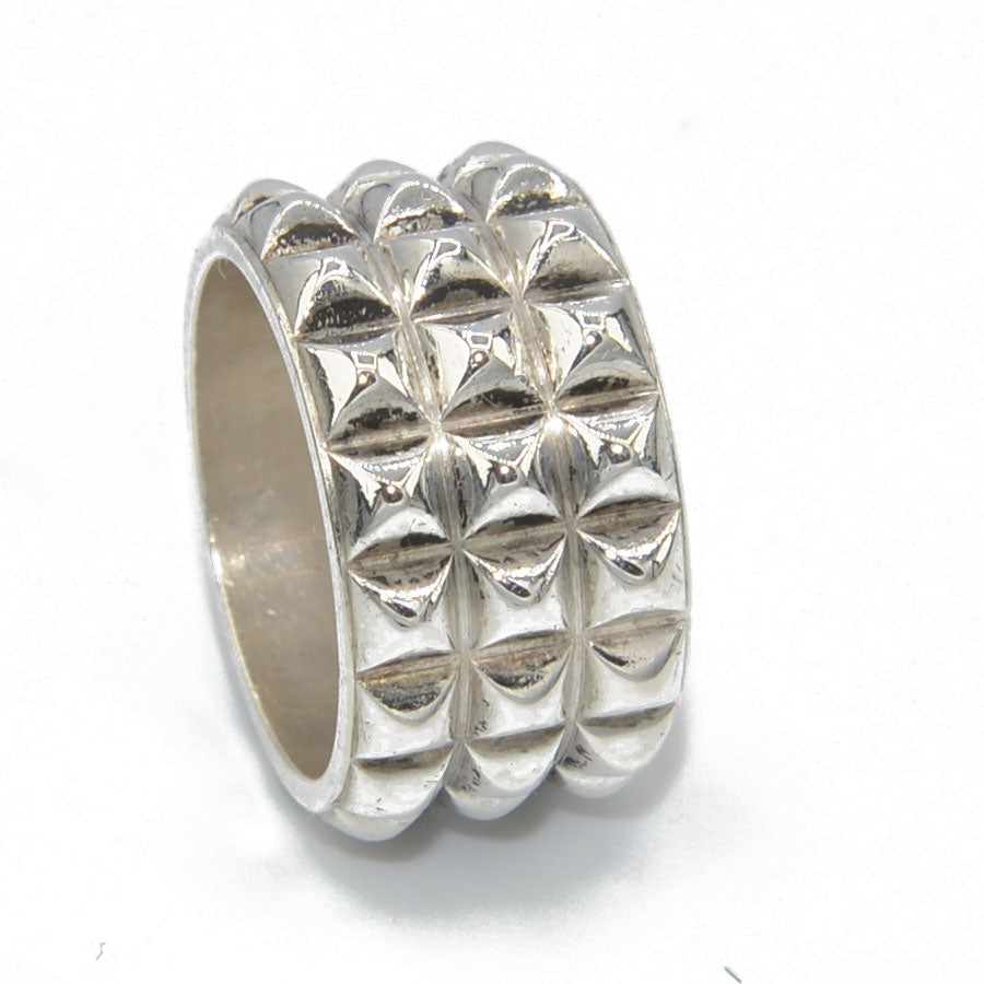 Bague Hermès modèle espionne en argent