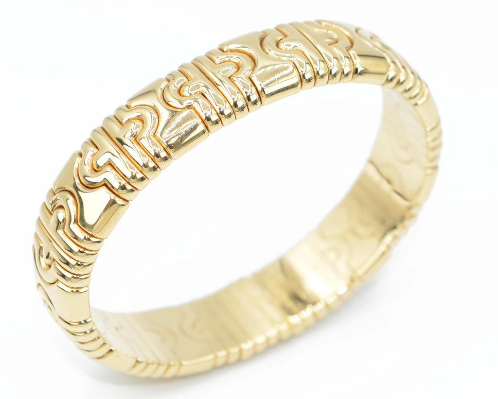 Bracelet jonc or jaune Bvlgari collection Parentesi