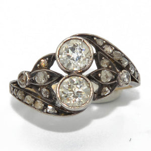 Bague toi & moi en diamant