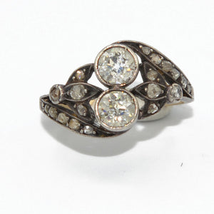 Bague toi & moi en diamant