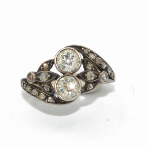 Bague toi & moi en diamant