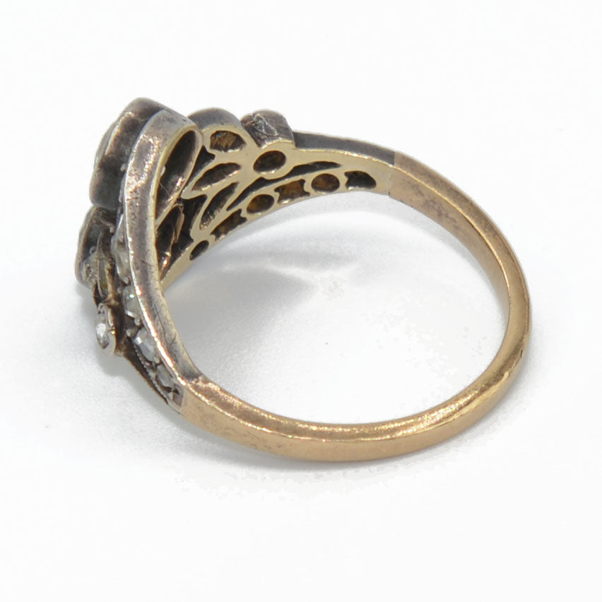 Bague toi & moi en diamant