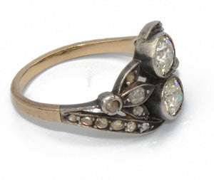 Bague toi & moi en diamant