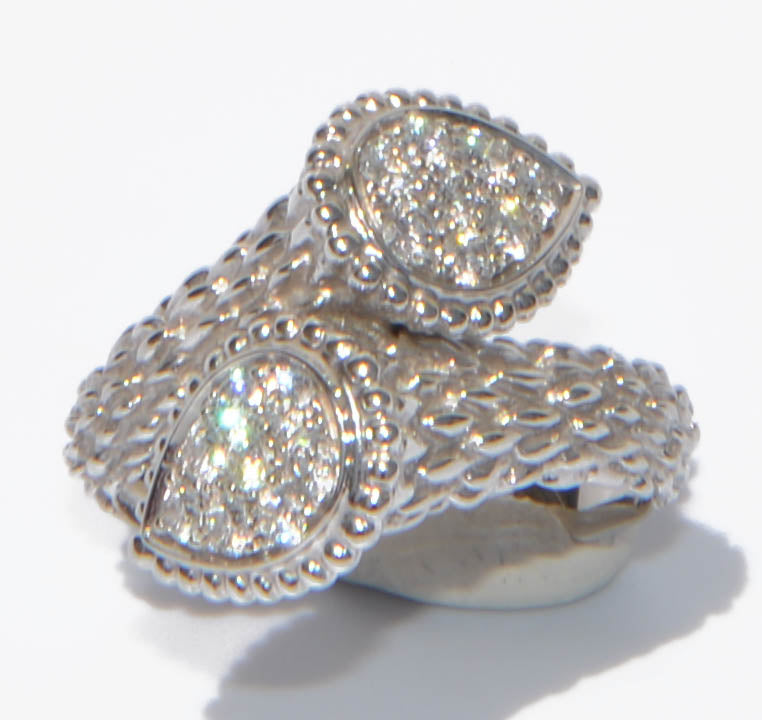 Bague or gris Boucheron serpent Bohème