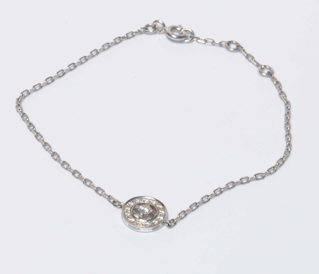 Bracelet de la maison Boucheron en or gris et diamant