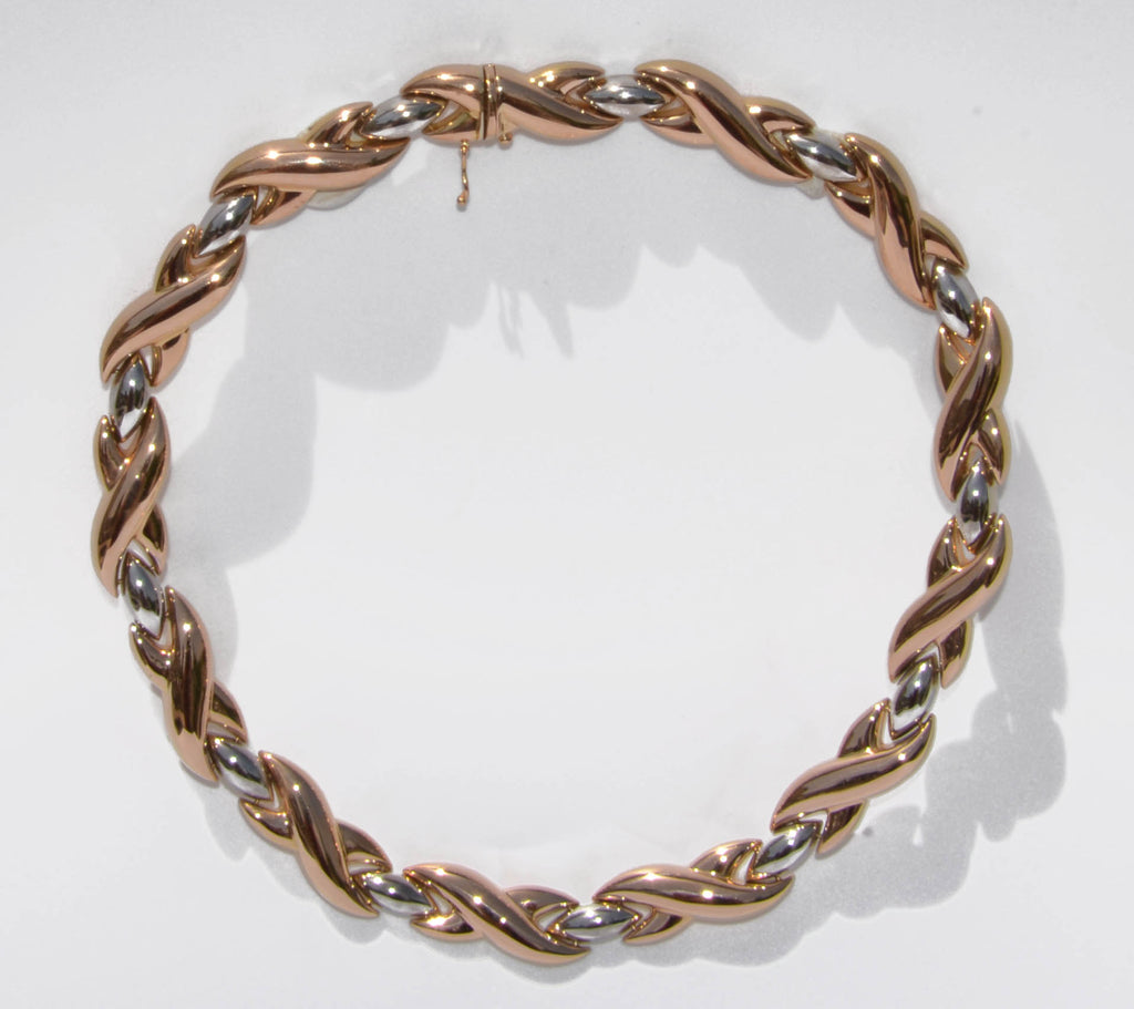 Collier de la maison Cartier bi-colore