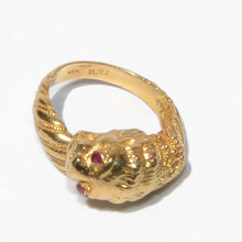 Charger l&#39;image dans la galerie, Bague or Lalaounis Animal head
