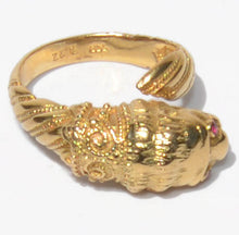 Charger l&#39;image dans la galerie, Bague or Lalaounis Animal head

