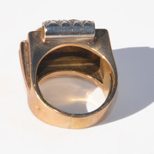 Charger l&#39;image dans la galerie, Bague platine et diamant 1950
