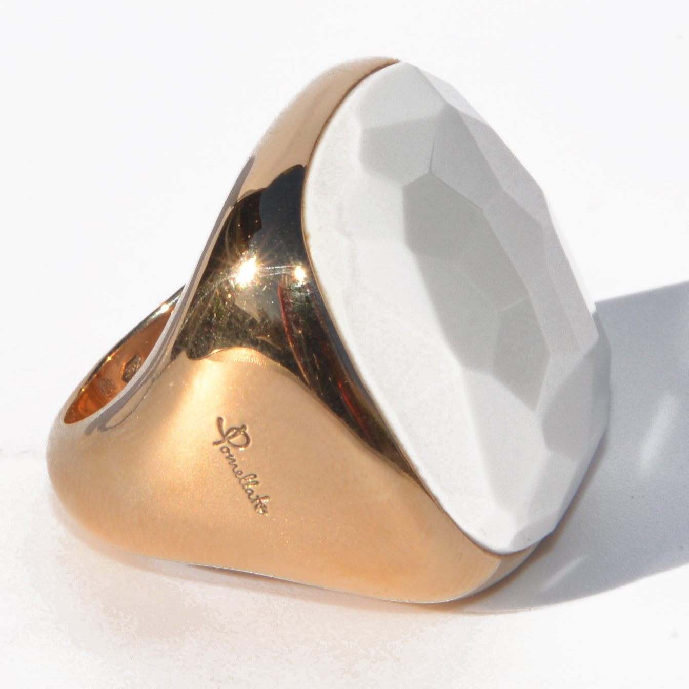 Bague en or rose de la maison Pomellato,modèle Victoria