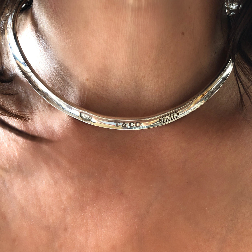Collier torque en argent de la maison Tiffany