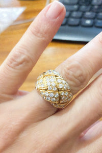 Bague or jaune et diamant de la maison Van Cleef and Arpels