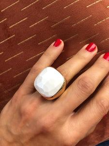 Bague en or rose de la maison Pomellato,modèle Victoria