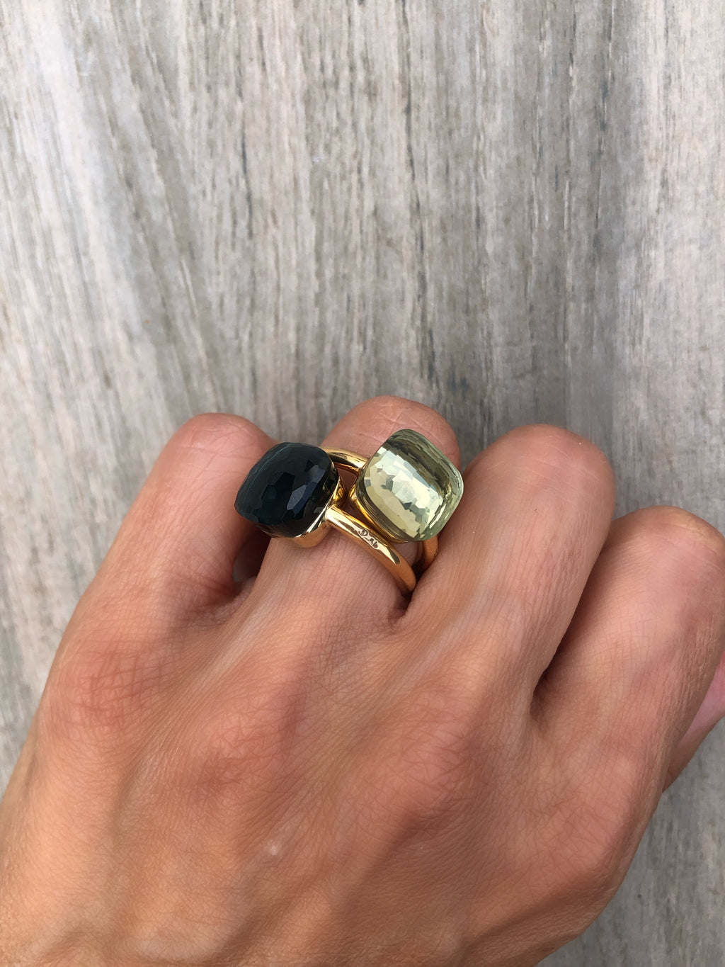 Bague Pomellato nudo XL en prasolite