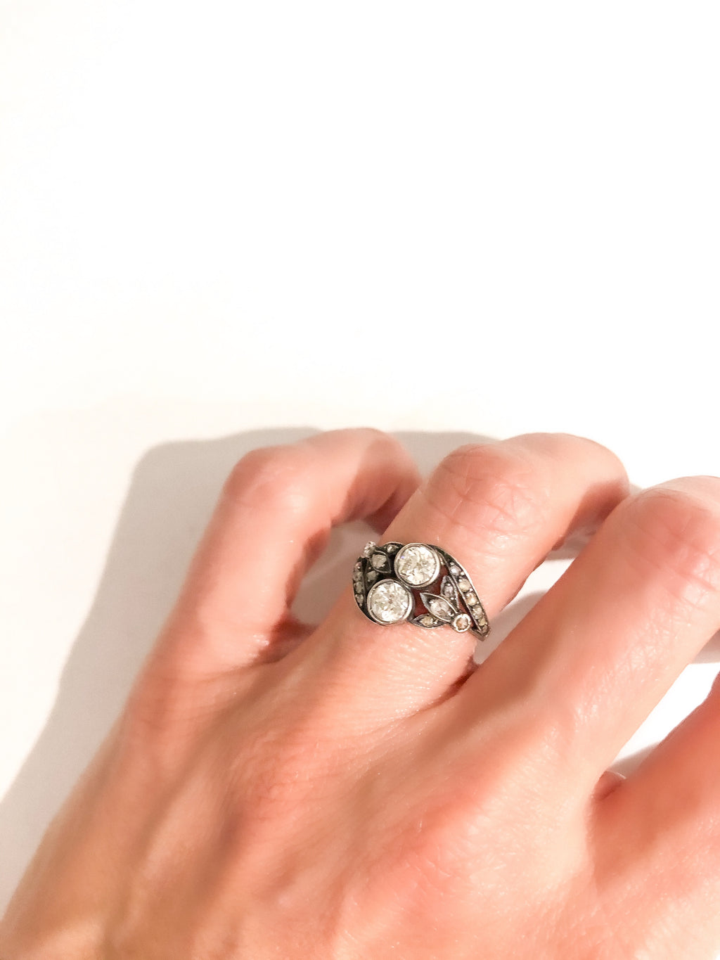 Bague toi & moi en diamant