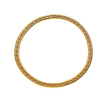 Charger l&#39;image dans la galerie, Collier Tubogas des années 1950 en or jaune orné de motifs sur toute la maille - adalgyseboutique
