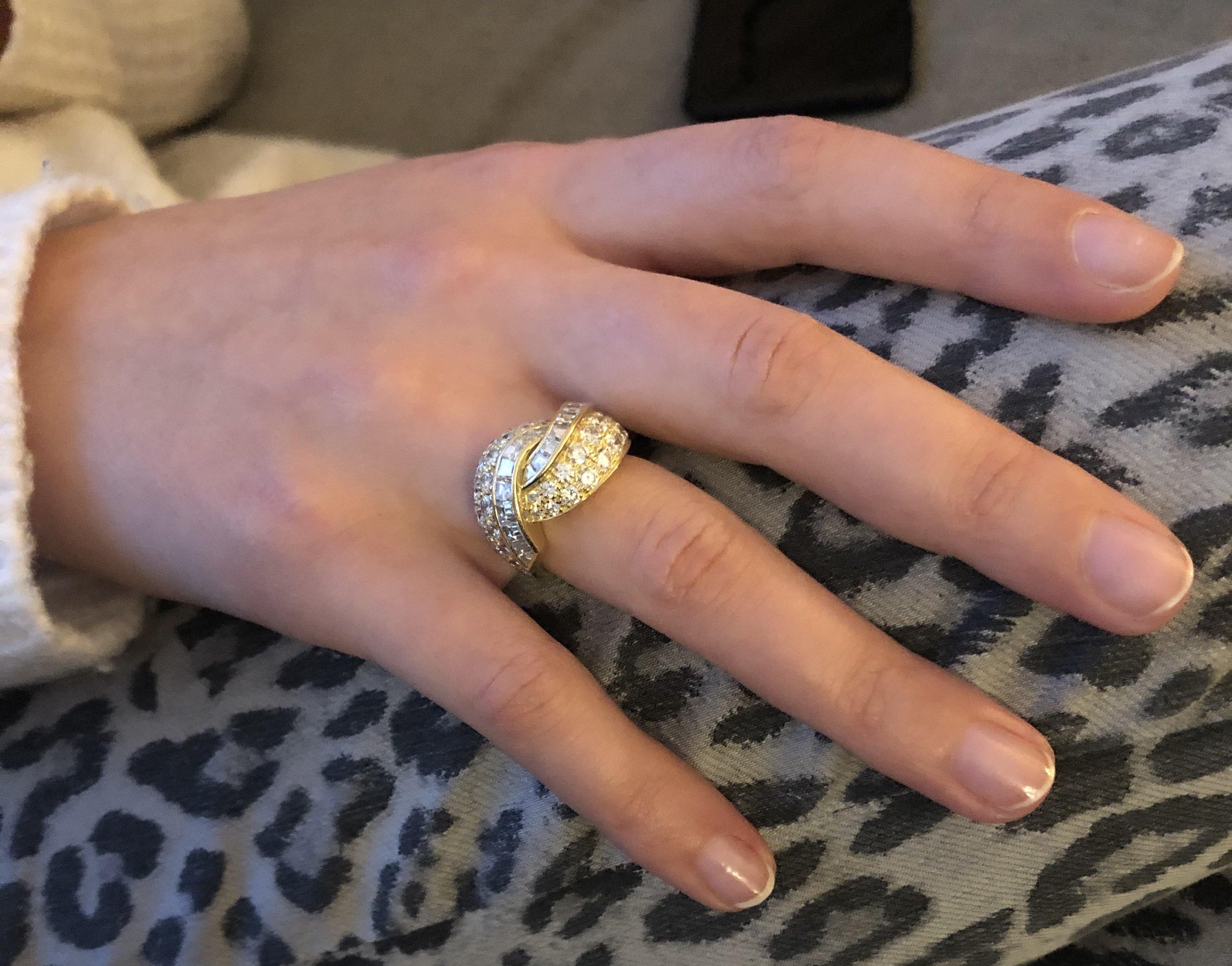 bague or jaune diamant - adalgyseboutique