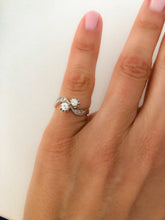 Charger l&#39;image dans la galerie, Bague toi &amp; moi diamant
