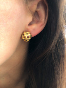 Boucles d'oreilles or jaune Angela Cummings pour Tiffany
