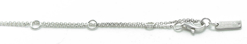 Collier en platine formant une flèche en diamant signée de la Maison Tiffany & co - adalgyseboutique