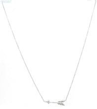 Charger l&#39;image dans la galerie, Collier en platine formant une flèche en diamant signée de la Maison Tiffany &amp; co - adalgyseboutique
