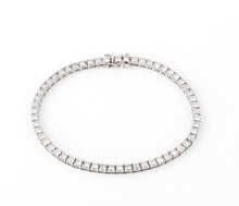Charger l&#39;image dans la galerie, Bracelet rivière en or gris et diamant
