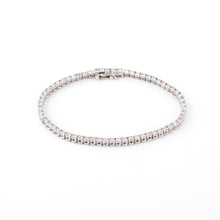 Charger l&#39;image dans la galerie, Bracelet rivière or gris en diamants
