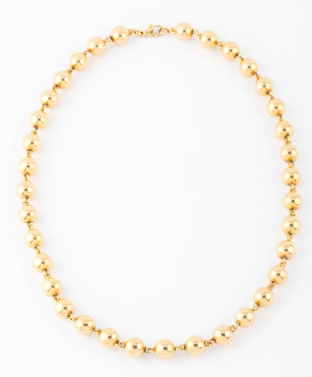 Collier Marseillais en or jaune orné de boules d'or