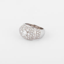 Charger l&#39;image dans la galerie, Bague jonc pavée de diamant de diamant

