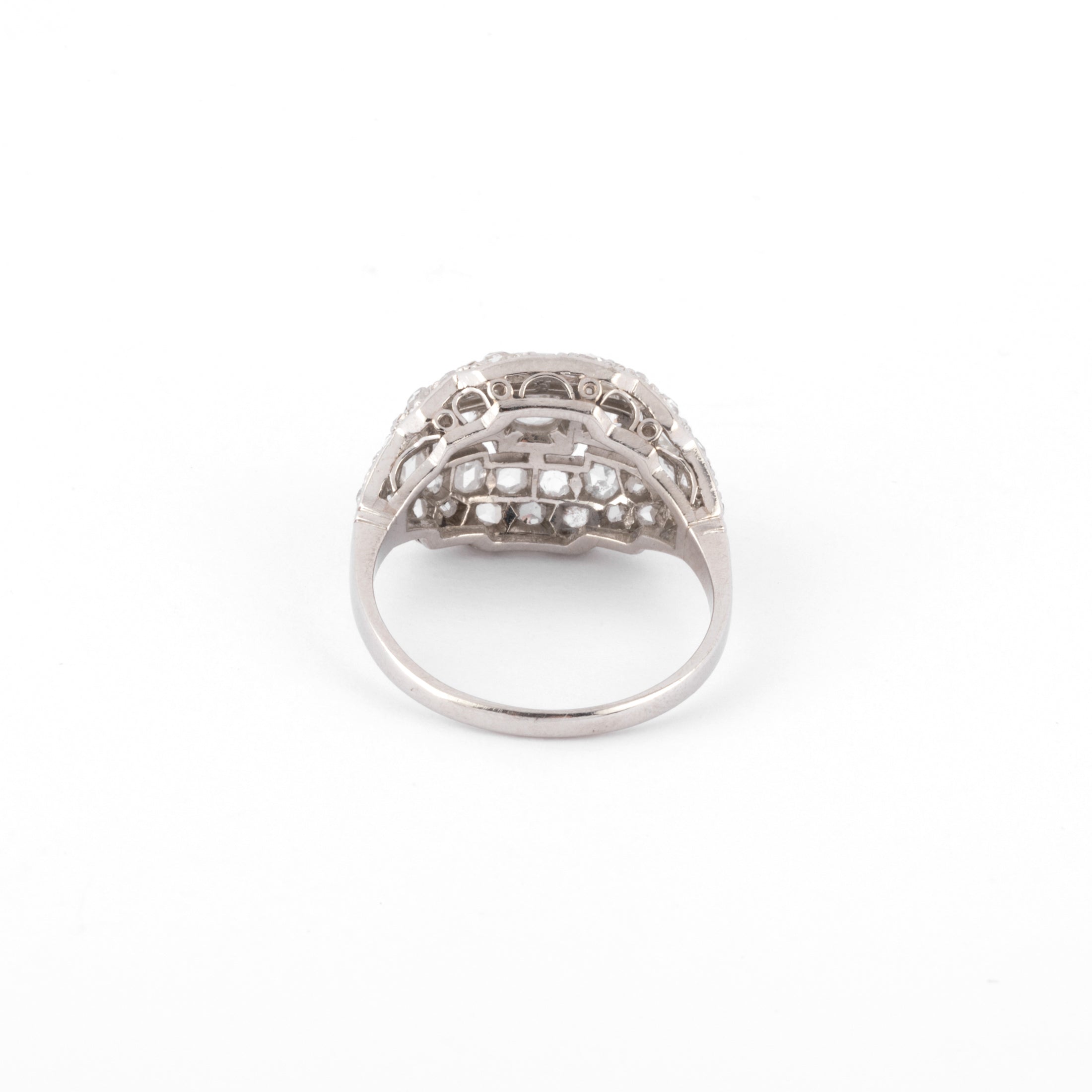 Bague en platine et diamant des années 1930