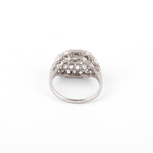 Bague en platine et diamant des années 1930
