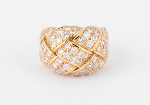 Bague or jaune et diamant de la maison Van Cleef and Arpels