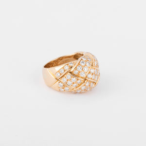 Bague or jaune et diamant de la maison Van Cleef and Arpels