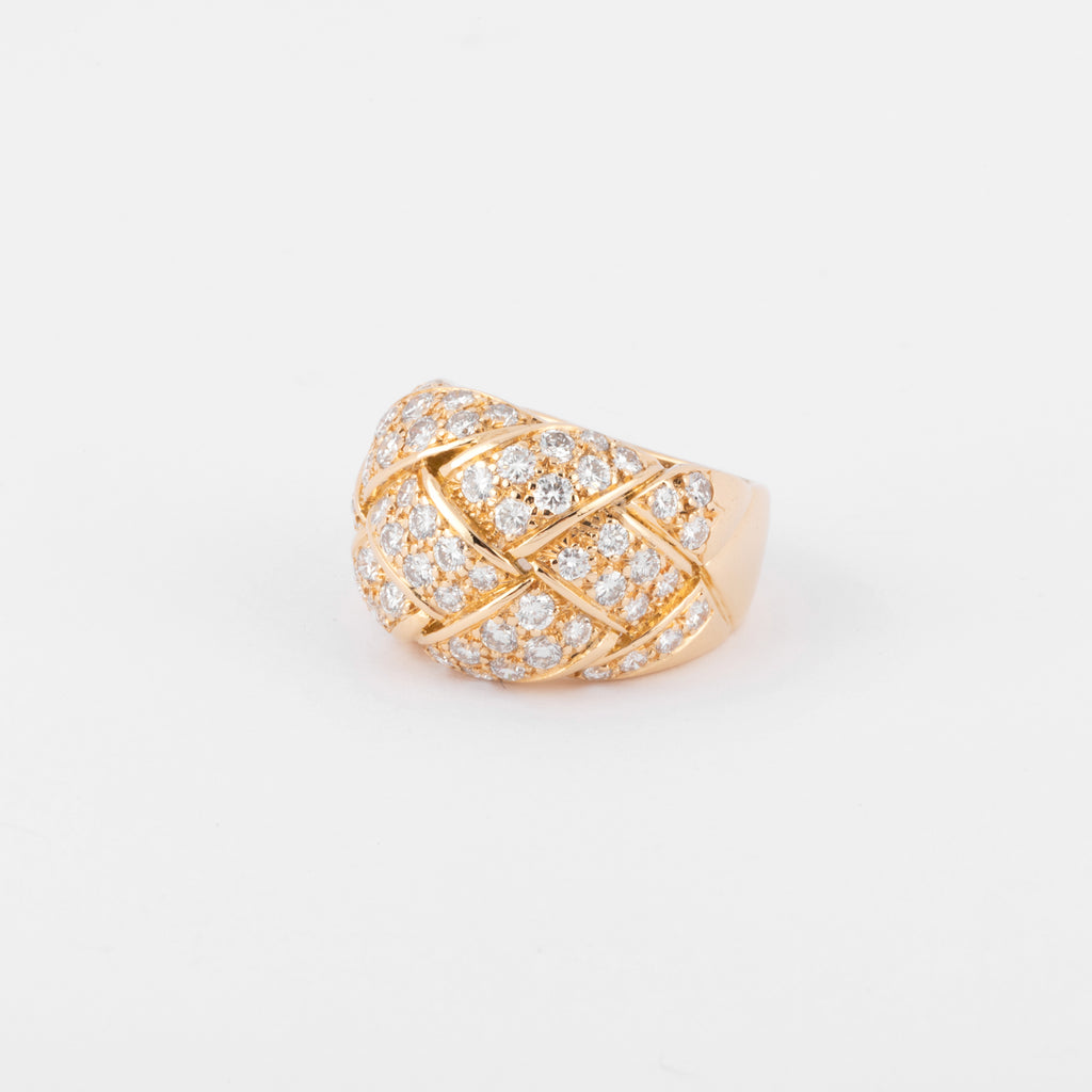 Bague or jaune et diamant de la maison Van Cleef and Arpels