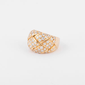 Bague or jaune et diamant de la maison Van Cleef and Arpels