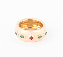 Charger l&#39;image dans la galerie, Bague anneau en pierres de couleurs de la maison Cartier
