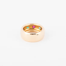 Charger l&#39;image dans la galerie, Bague anneau en pierres de couleurs de la maison Cartier
