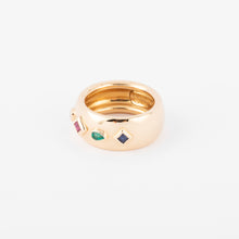 Charger l&#39;image dans la galerie, Bague anneau en pierres de couleurs de la maison Cartier
