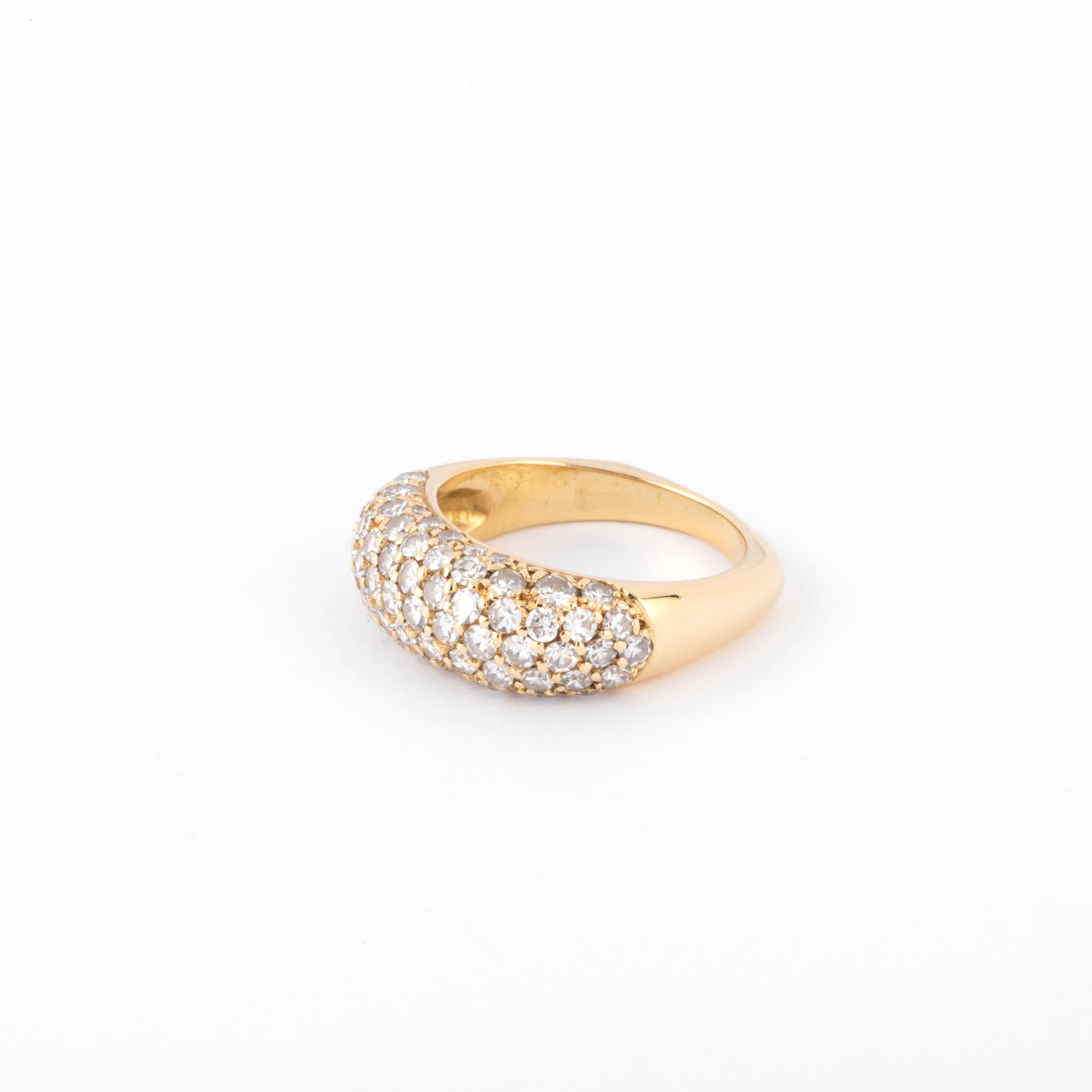 Bague or jaune et diamant
