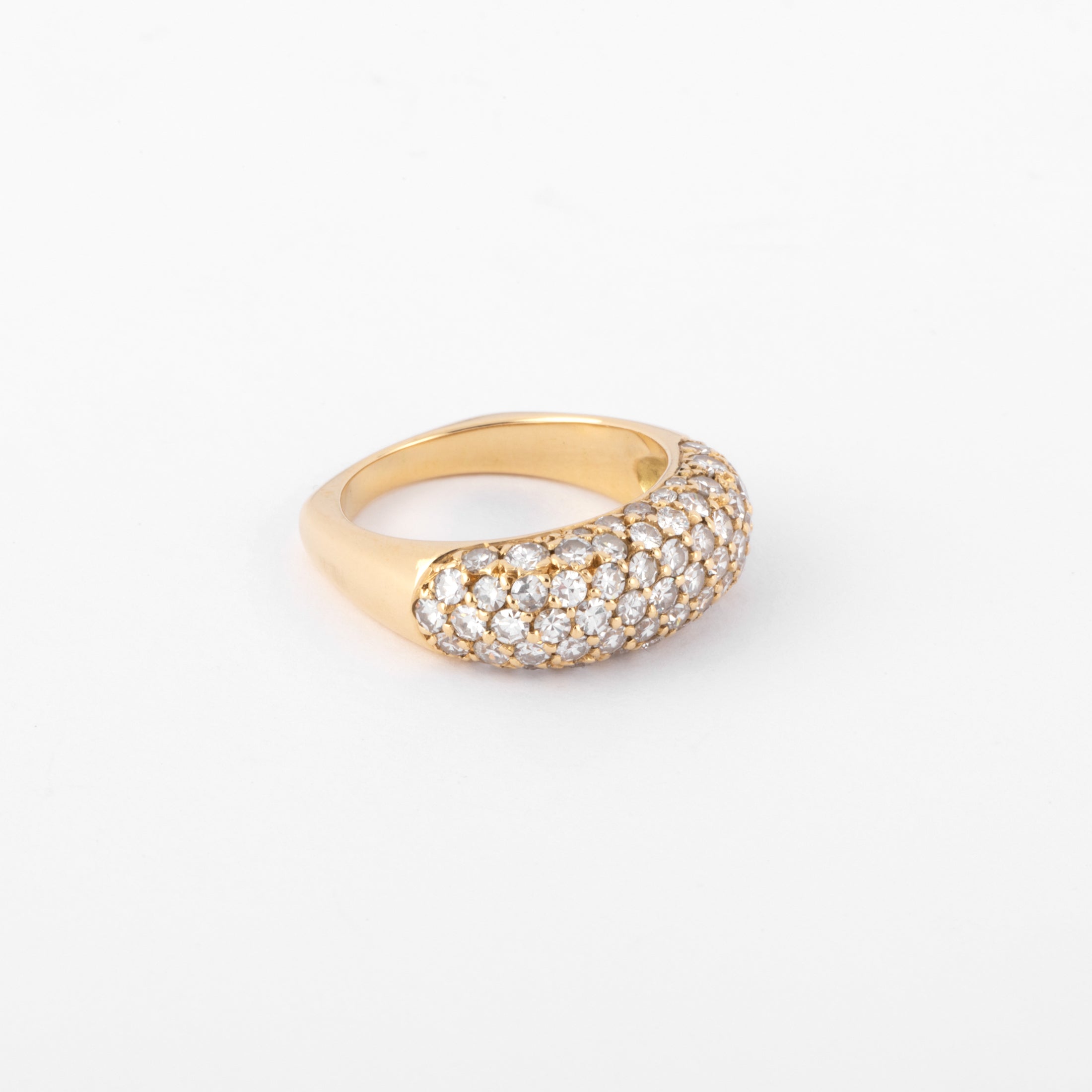 Bague or jaune et diamant