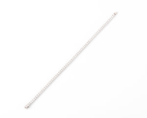 Bracelet riviere en diamant et or gris