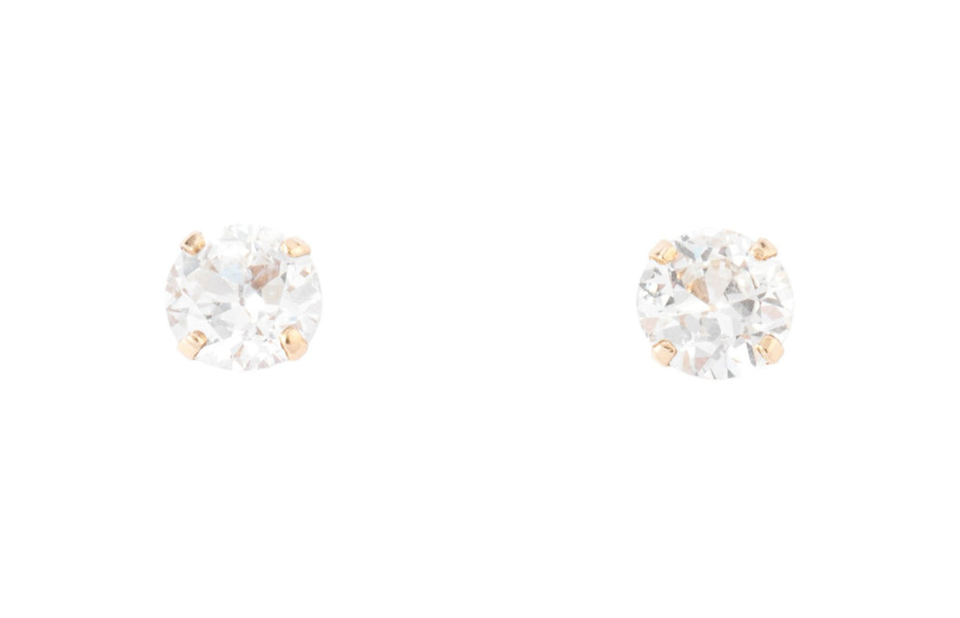 Paire de boucles d'oreilles en diamant taille ancienne