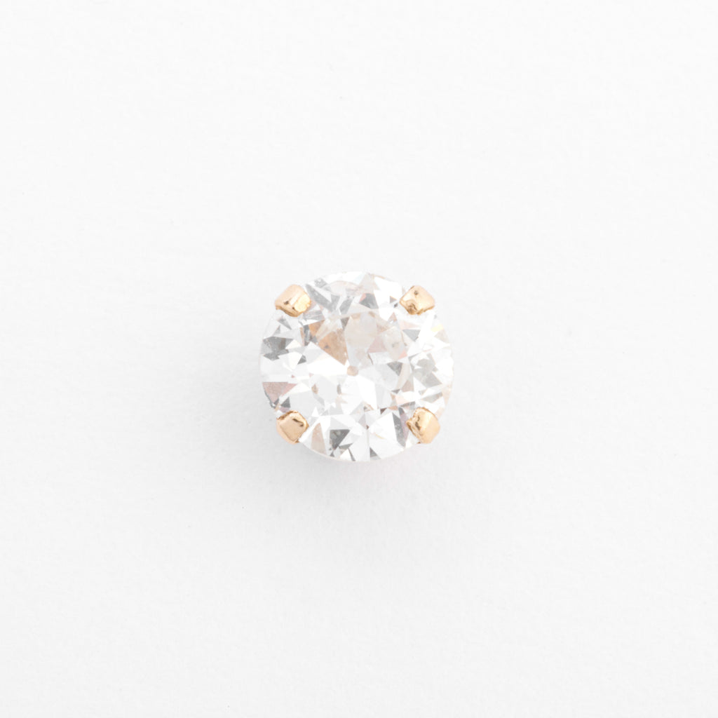 Paire de boucles d'oreilles en diamant taille ancienne