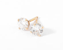 Charger l&#39;image dans la galerie, Paire de boucles d&#39;oreilles en diamant taille ancienne
