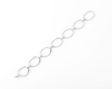 Charger l&#39;image dans la galerie, Bracelet maillons ovales en diamant
