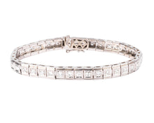 Charger l&#39;image dans la galerie, Bracelet en platine riviere en diamant
